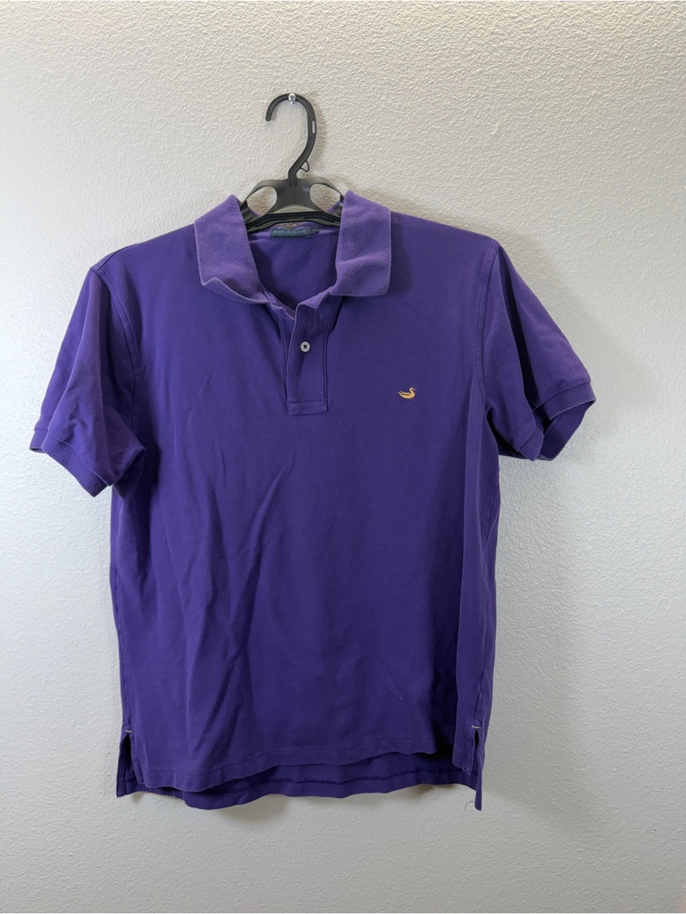 Southern Marsh Purple Polo with Gold Logo